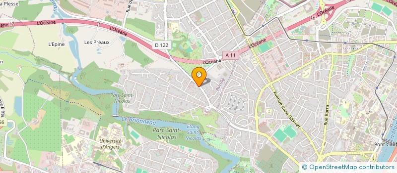 localisation de l'entreprise SCI EMMOLIVE à AVRILLE