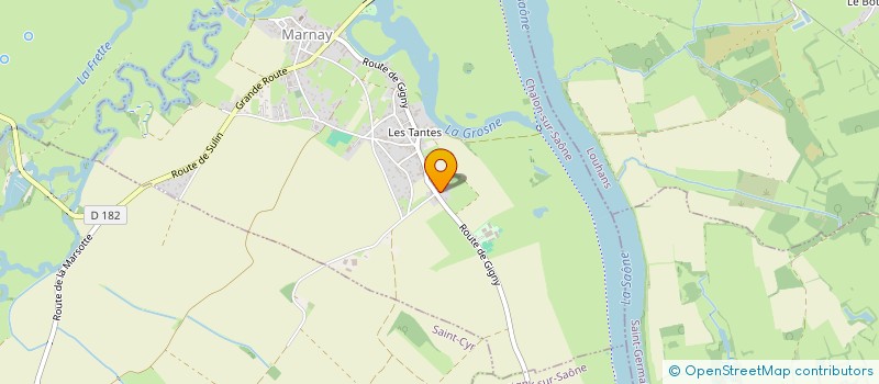 localisation de l'entreprise SCI EMMY  MARNAY