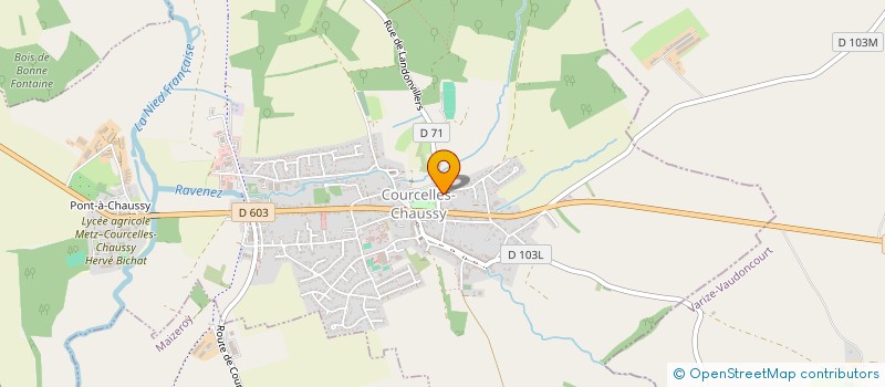 localisation de l'entreprise SCI EMNO  COURCELLES-CHAUSSY