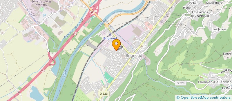 localisation de l'entreprise SCI EMO  VILLARD-BONNOT