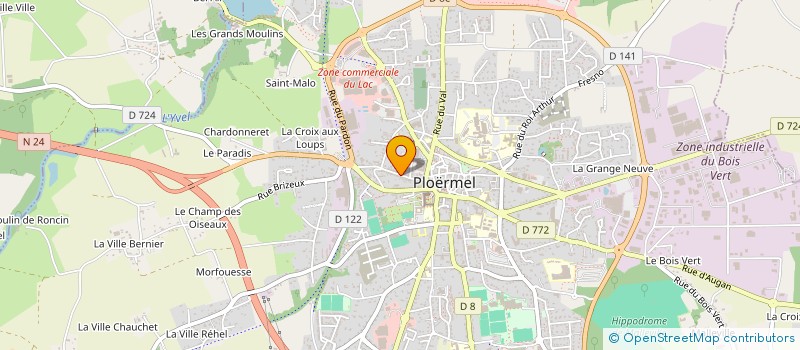 localisation de l'entreprise SCI EMO  PLOERMEL