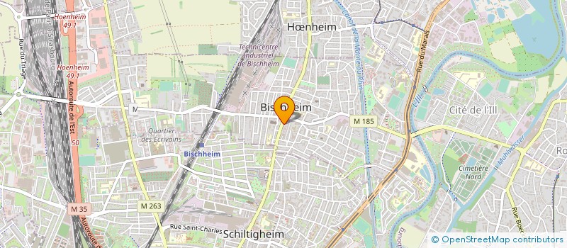 localisation de l'entreprise SCI EMO  BISCHHEIM