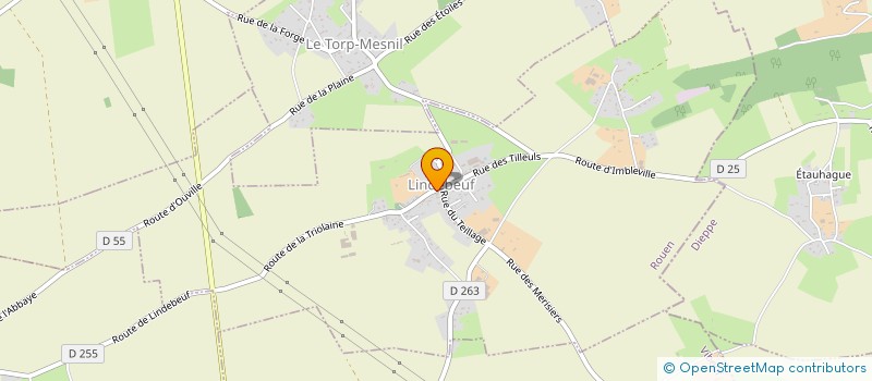 localisation de l'entreprise SCI EMO FILS  LINDEBEUF