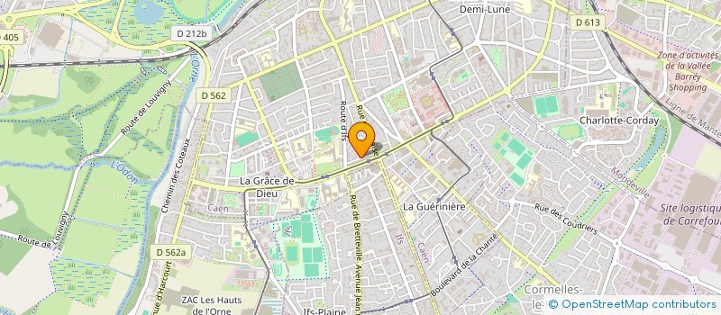 localisation de l'entreprise SCI EMO - HAMELET à CAEN