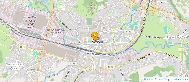 localisation de l'entreprise SCI EMONNOT à VESOUL