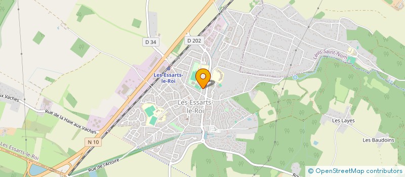 localisation de l'entreprise SCI EMOSPHERE PATRIMOINE  LES ESSARTS-LE-ROI