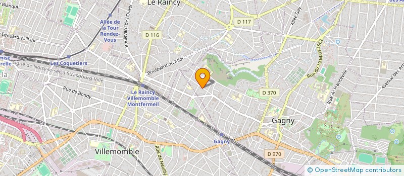 localisation de l'entreprise SCI EMOUNA à GAGNY