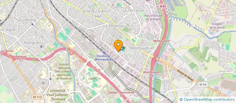 localisation de l'entreprise SCI EMP à TOULOUSE