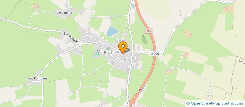 localisation de l'entreprise SCI EMP ENZO à MAGNY-COURS