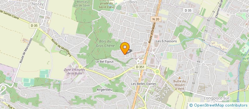 localisation de l'entreprise SCI EMPA à LA VILLE-DU-BOIS