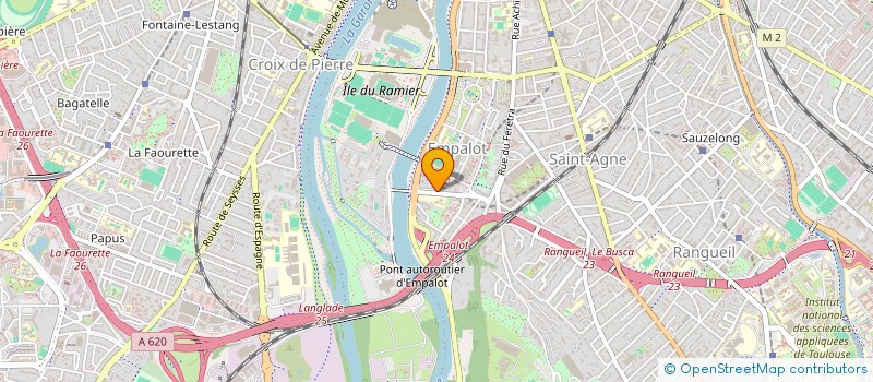 localisation de l'entreprise SCI EMPALOT  TOULOUSE