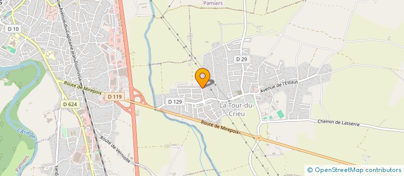 localisation de l'entreprise SCI EMPARIS à LA TOUR-DU-CRIEU