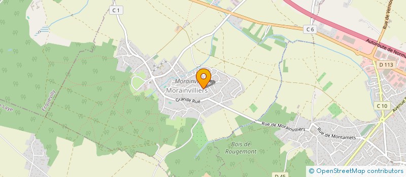 localisation de l'entreprise SCI EMPATI  MORAINVILLIERS