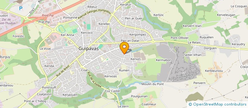 localisation de l'entreprise SCI EMPEREUR  GUIPAVAS