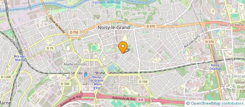 localisation de l'entreprise SCI EMPI  NOISY-LE-GRAND