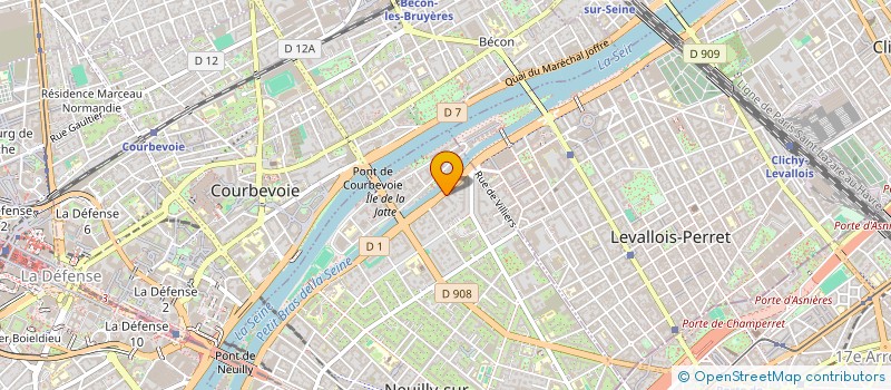 localisation de l'entreprise SCI EMPIRE 1 LES 2 J à NEUILLY-SUR-SEINE