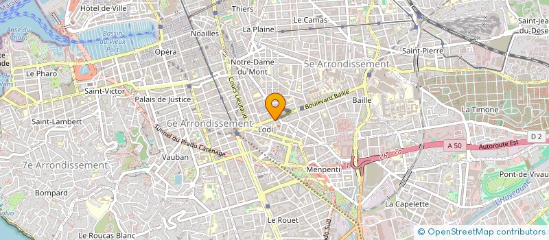 localisation de l'entreprise SCI EMPIRE à MARSEILLE