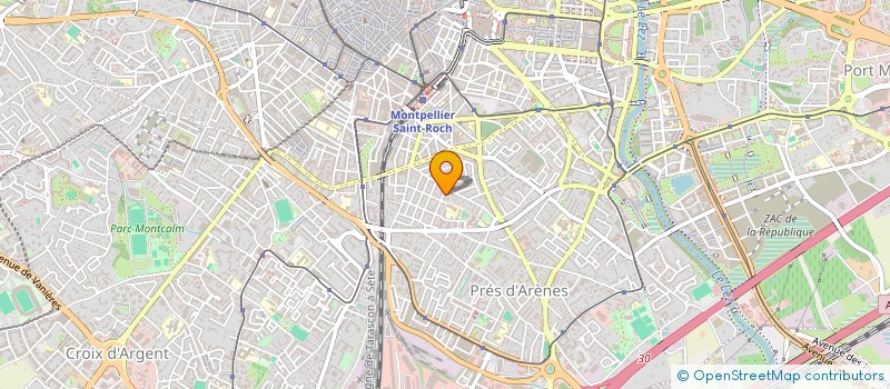 localisation de l'entreprise SCI EMPIRE à MONTPELLIER