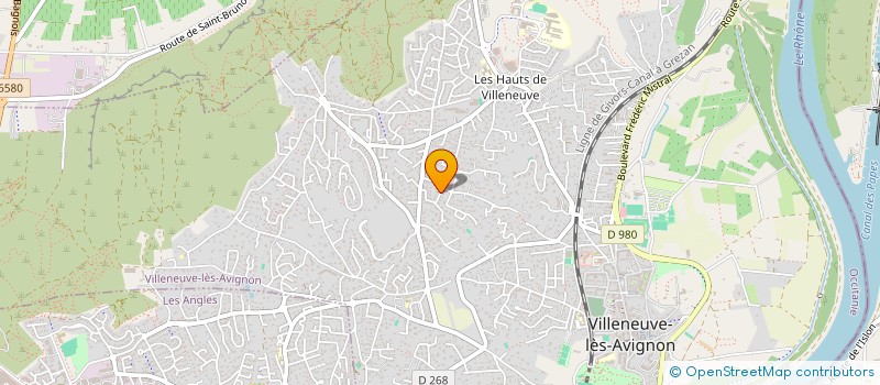 localisation de l'entreprise SCI EMPIRE  VILLENEUVE-LES-AVIGNON