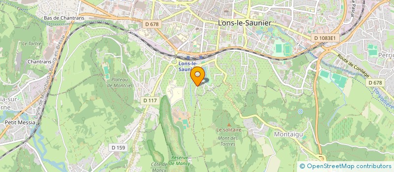 localisation de l'entreprise SCI EMPIRE  LONS-LE-SAUNIER