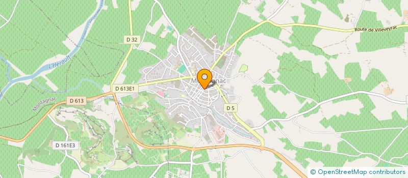 localisation de l'entreprise SCI EMPIRE  MONTAGNAC