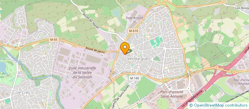 localisation de l'entreprise SCI EMQ à VENDARGUES