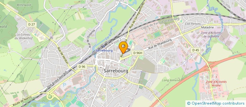 localisation de l'entreprise SCI EMRE à SARREBOURG
