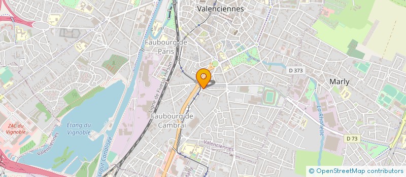 localisation de l'entreprise SCI EMROD  SONS  VALENCIENNES