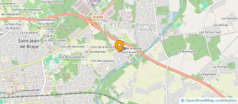 localisation de l'entreprise SCI EMRUGO à SAINT-JEAN-DE-BRAYE