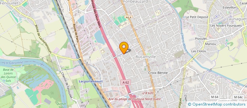 localisation de l'entreprise SCI EMS à AUCAMVILLE