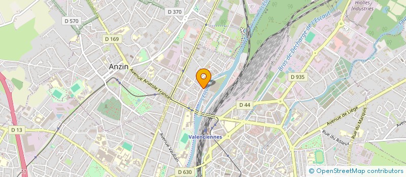 localisation de l'entreprise SCI EMSAJAWI  VALENCIENNES