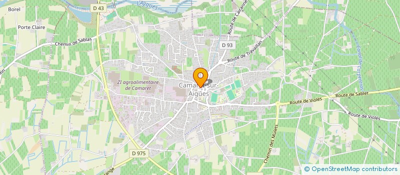 localisation de l'entreprise SCI EMSO  CAMARET-SUR-AIGUES