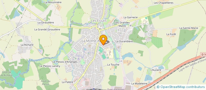 localisation de l'entreprise SCI EMTAC  LES ACHARDS