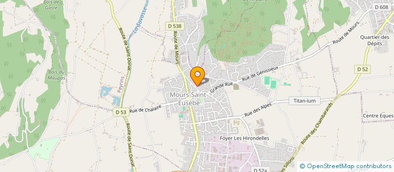 localisation de l'entreprise SCI EMTELLE  MOURS-SAINT-EUSEBE