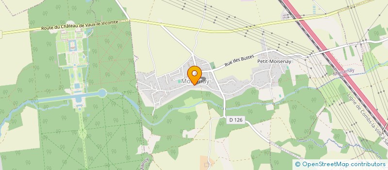 localisation de l'entreprise SCI EMTHIVAL  MOISENAY