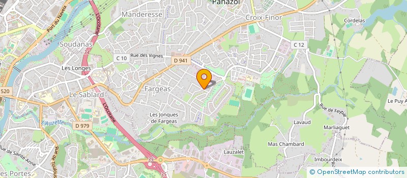 localisation de l'entreprise SCI EMTV à PANAZOL