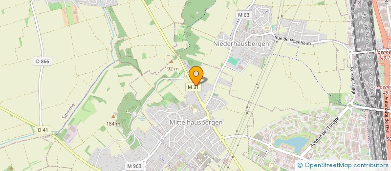 localisation de l'entreprise SCI EMUNCH  MITTELHAUSBERGEN