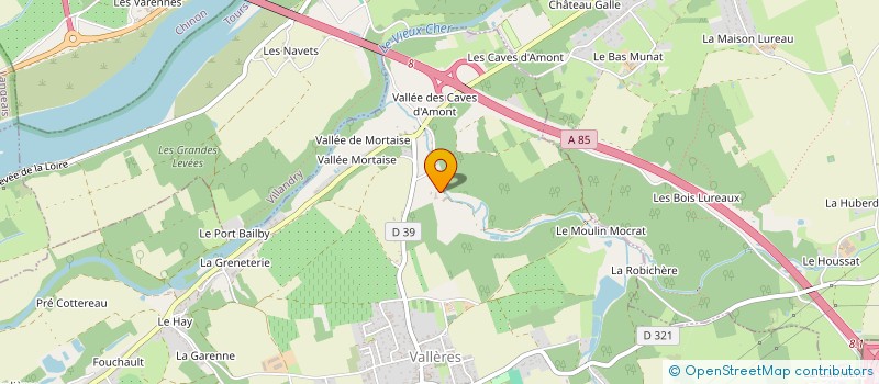 localisation de l'entreprise SCI EMV  VALLERES