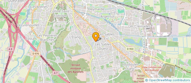 localisation de l'entreprise SCI EMVERGA  ORANGE