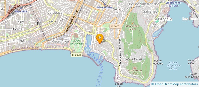 localisation de l'entreprise SCI EMY à NICE