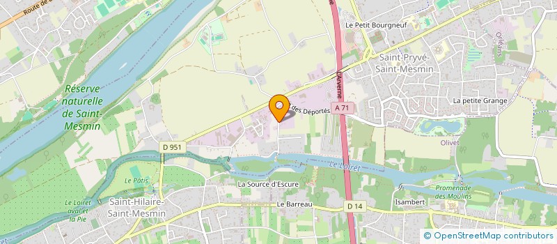 localisation de l'entreprise SCI EMY 45  SAINT-PRYVE-SAINT-MESMIN