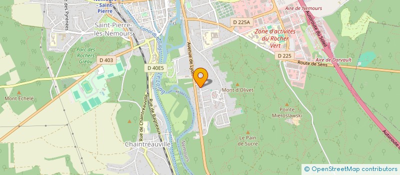 localisation de l'entreprise SCI EMY  NEMOURS