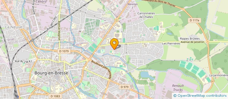 localisation de l'entreprise SCI EMY à BOURG-EN-BRESSE