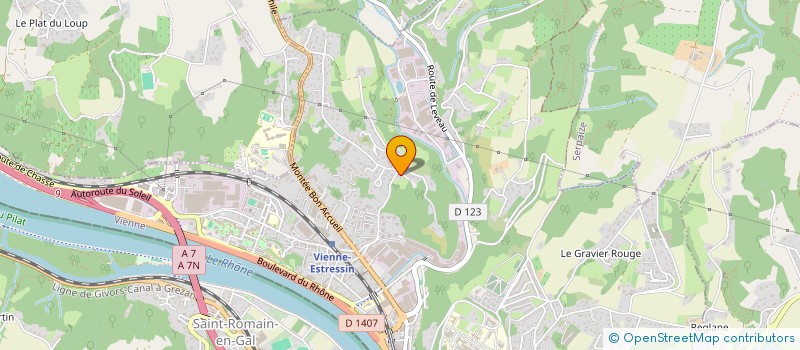 localisation de l'entreprise SCI EMY  VIENNE