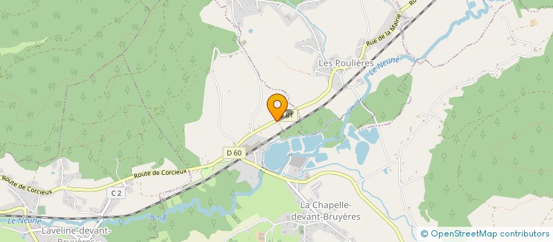 localisation de l'entreprise SCI EMY  LA CHAPELLE-DEVANT-BRUYERES