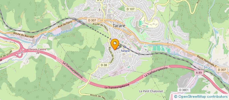 localisation de l'entreprise SCI EMY KAT IMMO  TARARE