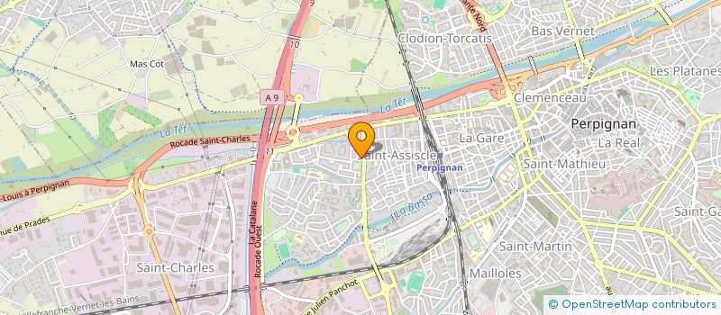 localisation de l'entreprise SCI EMYAV  PERPIGNAN
