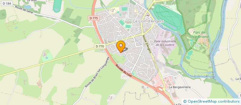 localisation de l'entreprise SCI EMYCHRIS  ERDRE-EN-ANJOU