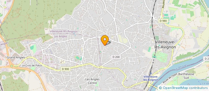 localisation de l'entreprise SCI EMYG  VILLENEUVE-LES-AVIGNON