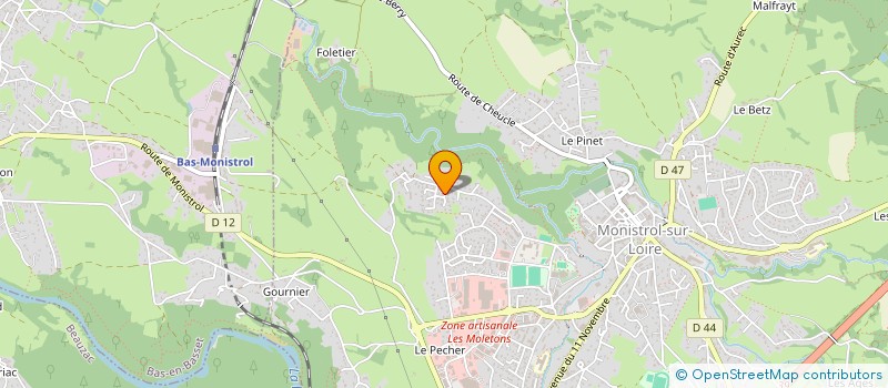 localisation de l'entreprise SCI EMYLYO  MONISTROL-SUR-LOIRE